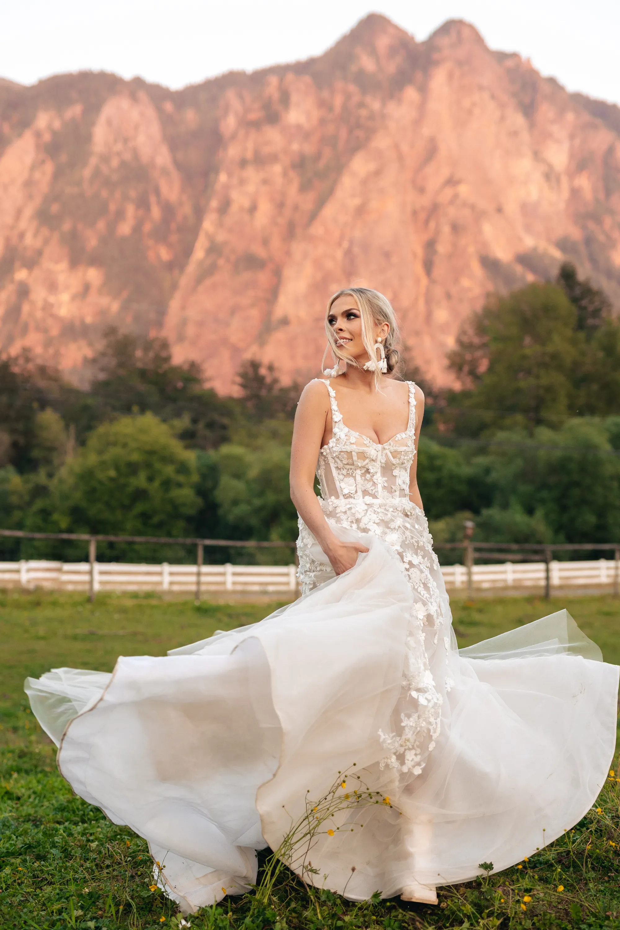 Couture A-line Wedding Gown (#ANNETTA)