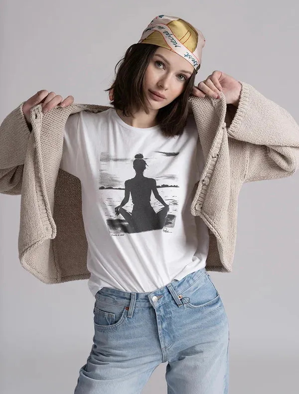 CPRESS STUDIO Peace of Mind Mushie Tee