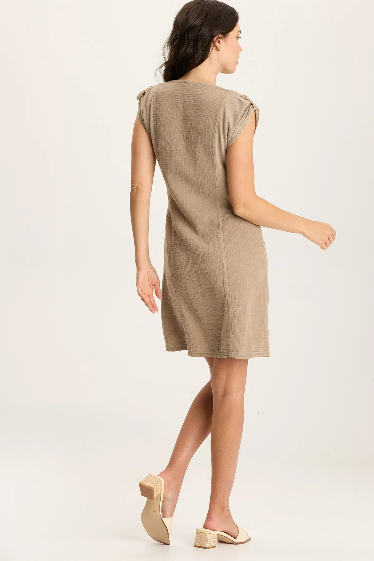 Crevin Lounge Plush Gauze Dress