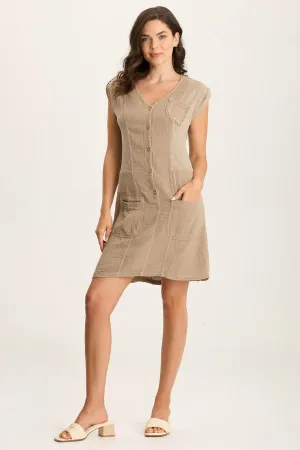 Crevin Lounge Plush Gauze Dress