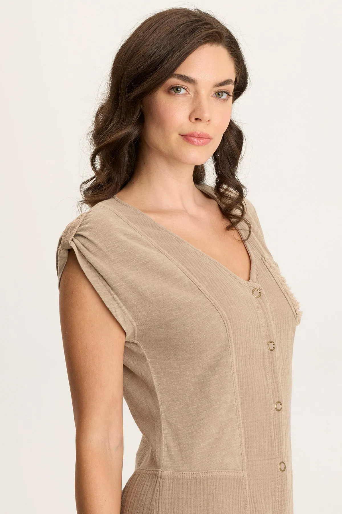 Crevin Lounge Plush Gauze Dress