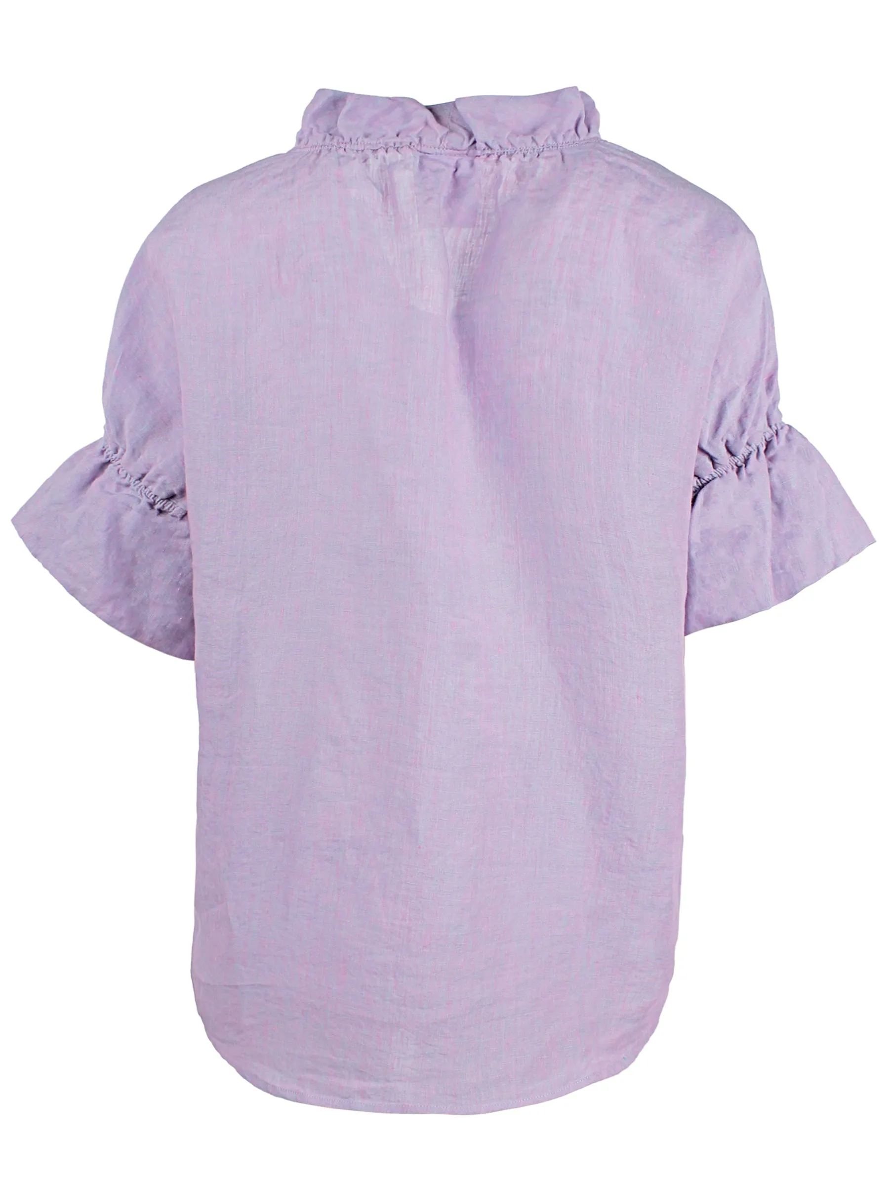 Crosby Lilac Purple Washed Linen Blouse