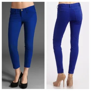 Current/Elliott The Ankle Skinny Royal Blue