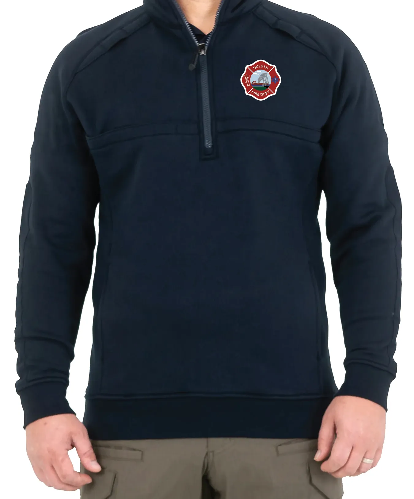 D) #118507 FIRST TACTICAL MEN'S COTTON JOB SHIRT QUARTER ZIP