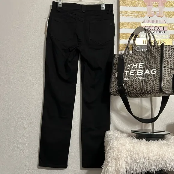 Democracy Ab Solution Straight Leg Black Jeans