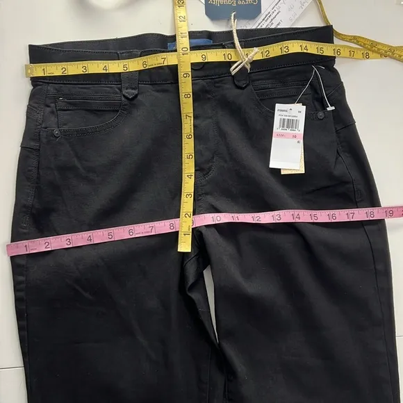 Democracy Ab Solution Straight Leg Black Jeans