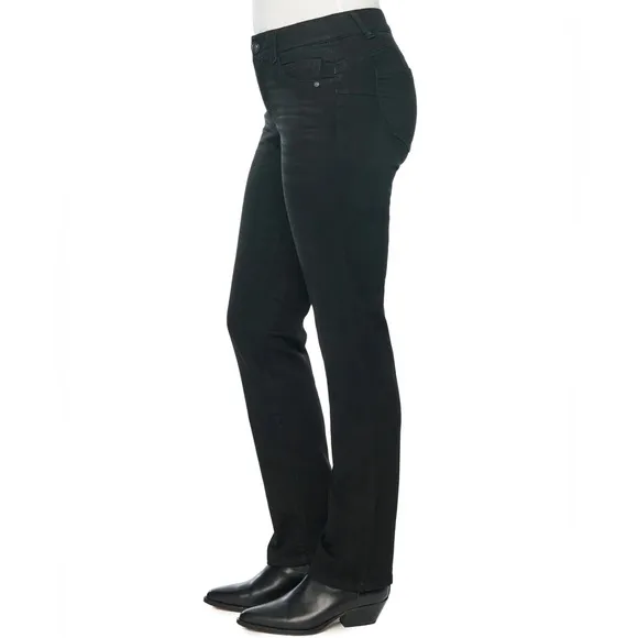 Democracy Ab Solution Straight Leg Black Jeans