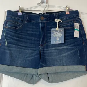 Democracy Absolution Denim Cuffed 5” Jean Shorts Size 16