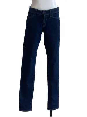 Denim Blue Twill Skinny Jeans