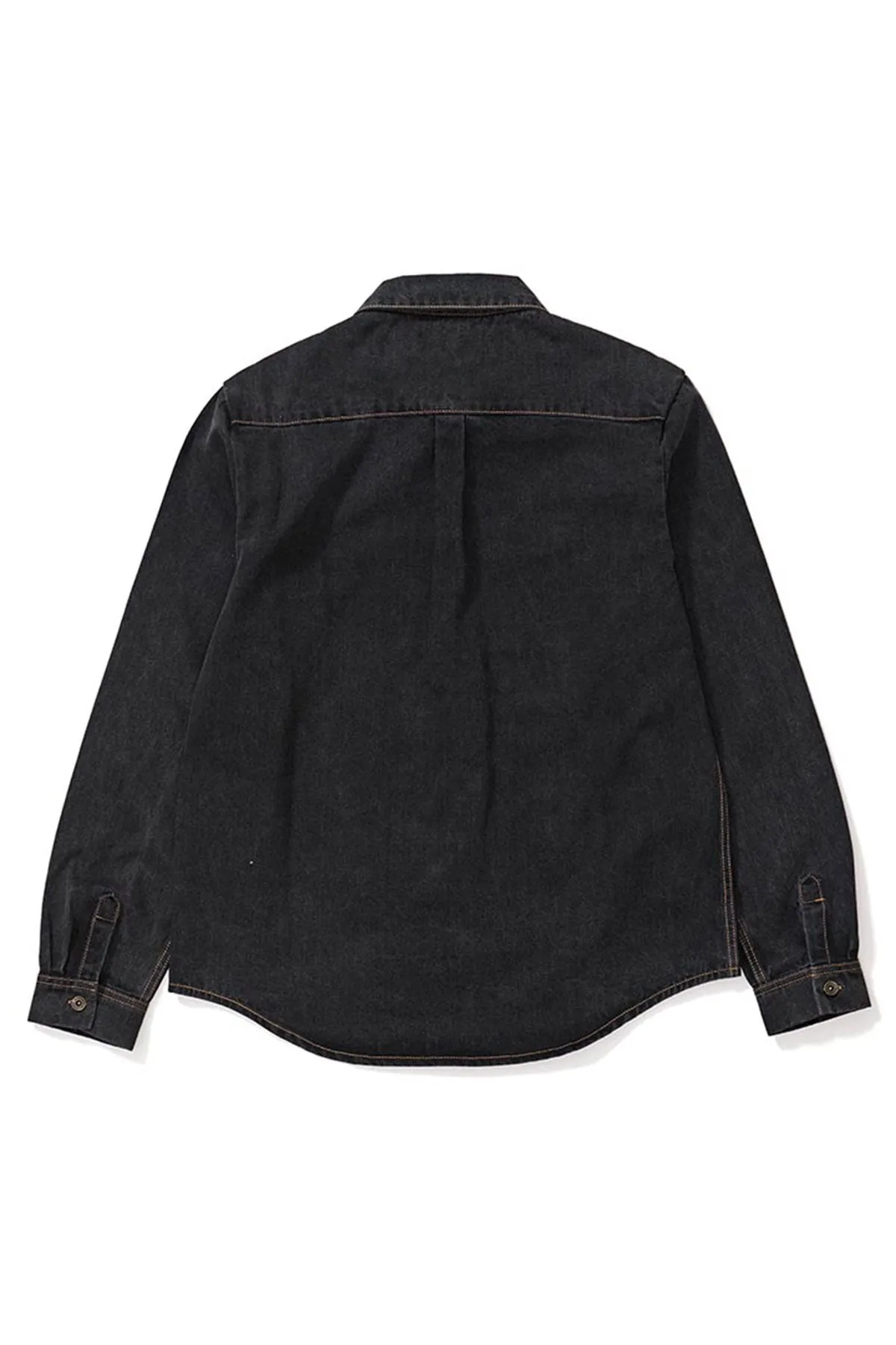 Denim LS Work Shirt - Washed Black