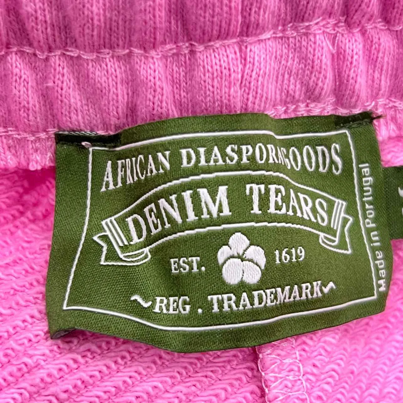 Denim Tears Shorts "COTTON WREATH" Pink New Size XL