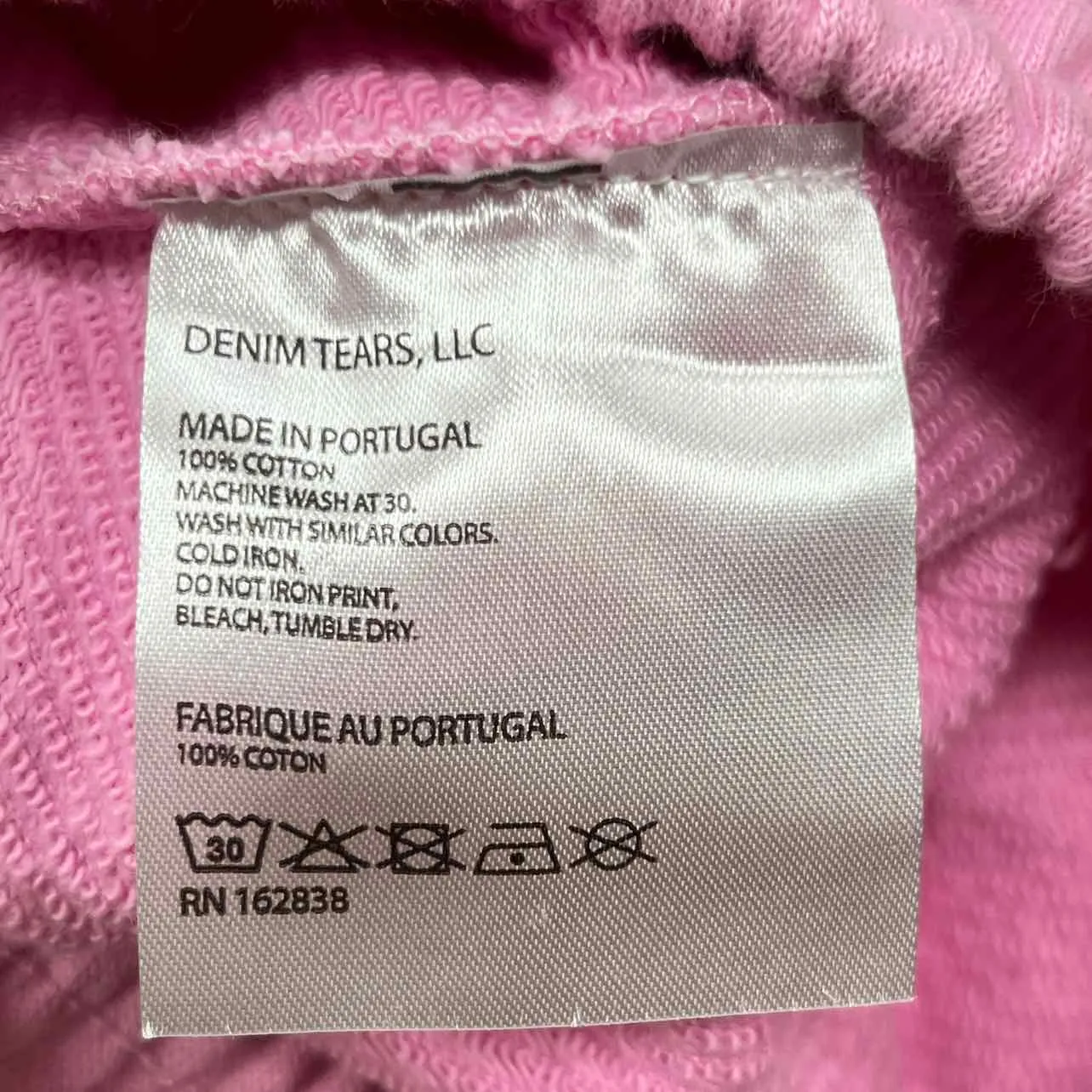 Denim Tears Shorts "COTTON WREATH" Pink New Size XL