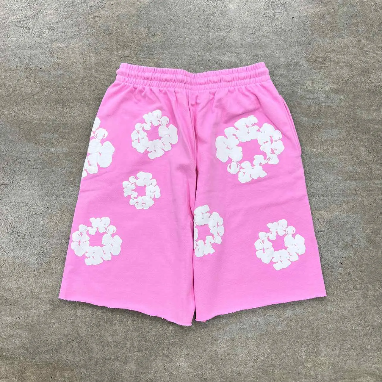 Denim Tears Shorts "COTTON WREATH" Pink New Size XL
