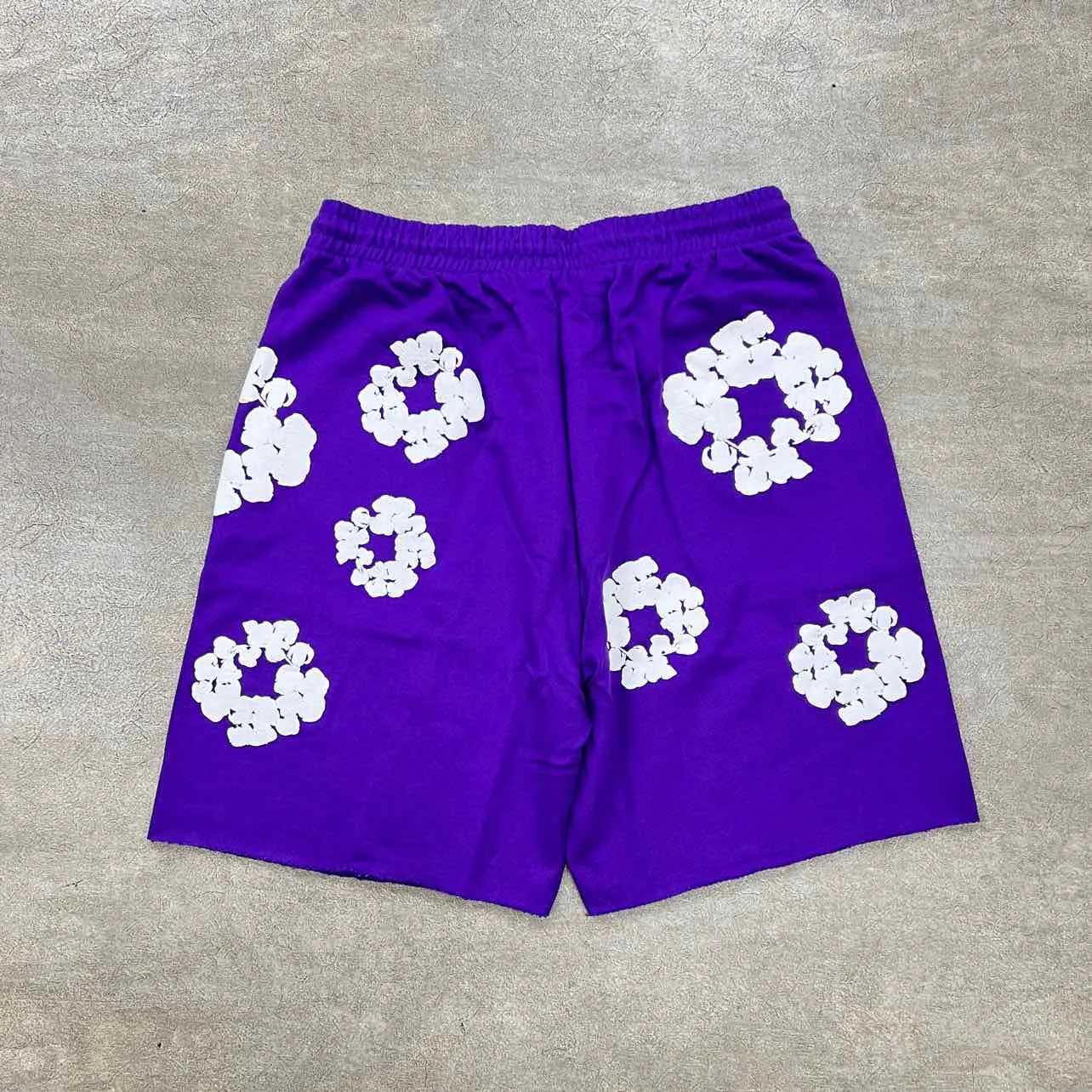 Denim Tears Shorts "COTTON WREATH" Purple New Size XL