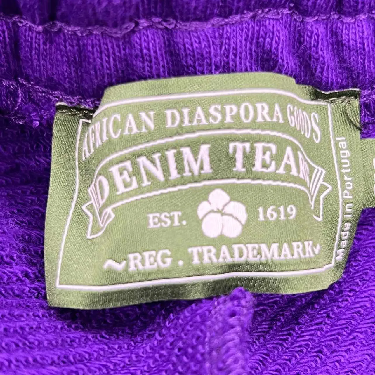 Denim Tears Shorts "COTTON WREATH" Purple New Size XL