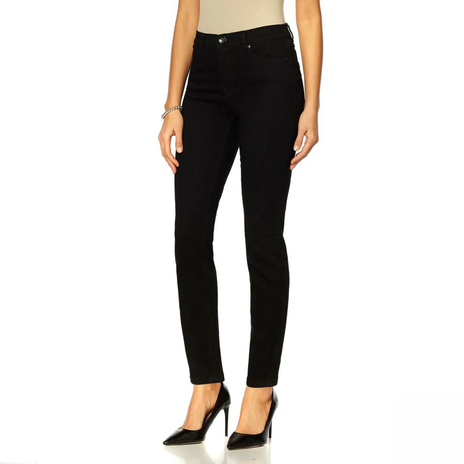 DG2 by Diane Gilman Women's Petite Up Lifter Skinny Jeans