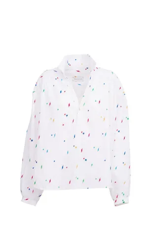 Dragibus Blouse in Multi Dot