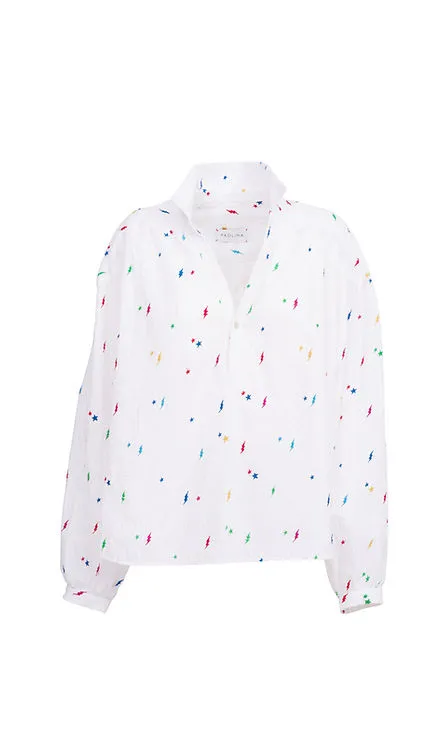 Dragibus Blouse in Multi Dot