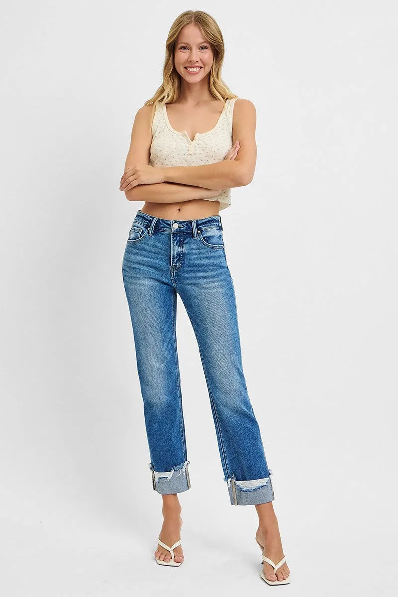 Easton Risen Tummy Control Straight Jeans