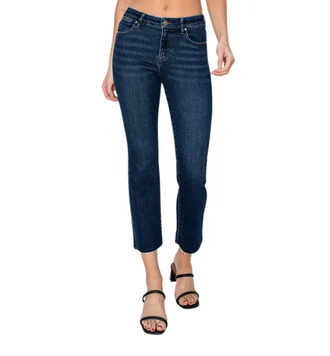 Eliza Dark Mid Rise Jeans