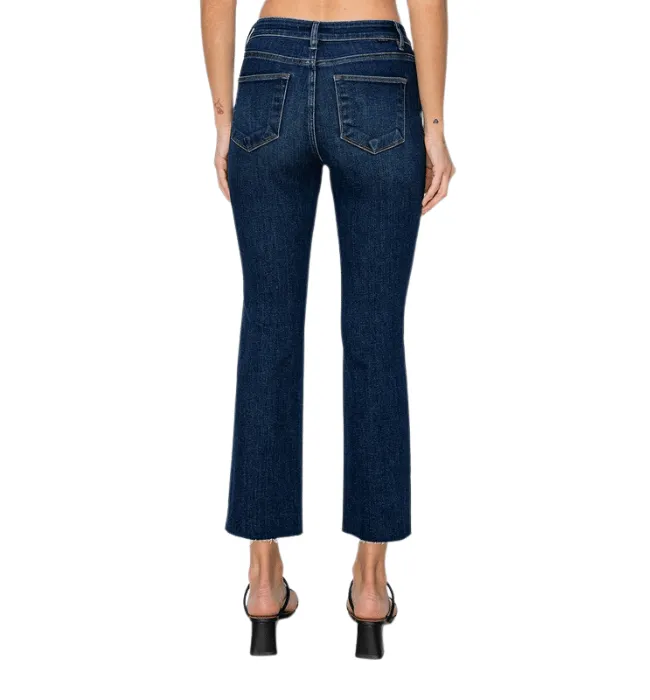 Eliza Dark Mid Rise Jeans
