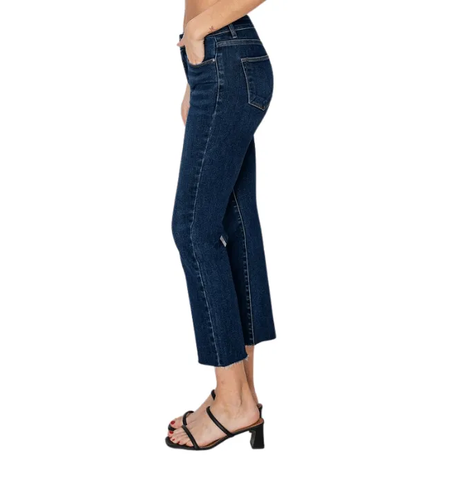 Eliza Dark Mid Rise Jeans