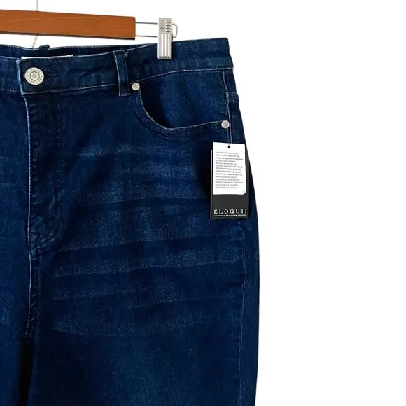 Eloquii NEW Skinny Jeans In Dark Wash Size 18L