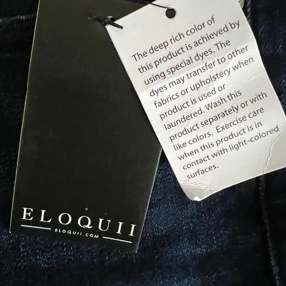 Eloquii NEW Skinny Jeans In Dark Wash Size 18L
