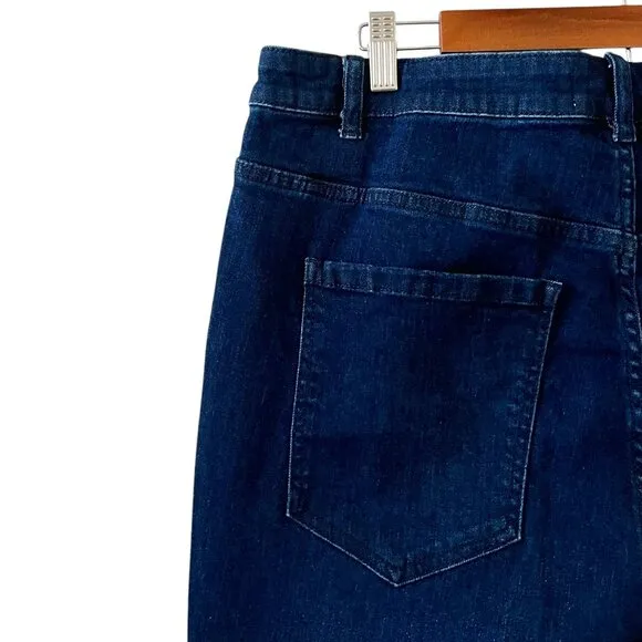 Eloquii NEW Skinny Jeans In Dark Wash Size 18L