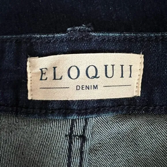 Eloquii NEW Skinny Jeans In Dark Wash Size 18L