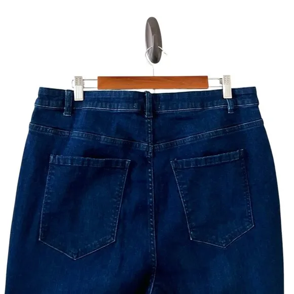 Eloquii NEW Skinny Jeans In Dark Wash Size 18L