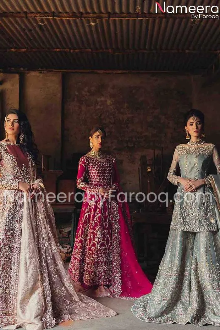 Embellished Organza Front Open Frock and Lehenga #BN131