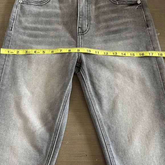 English Factory Black Acid Wash Jeans