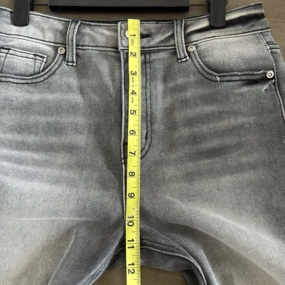 English Factory Black Acid Wash Jeans