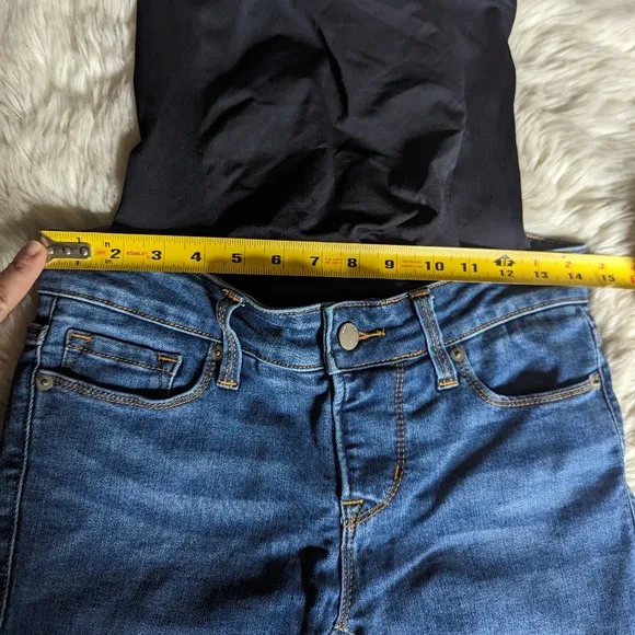 EUC Blanqi Belly Support Skinny Jeans Medium Wash