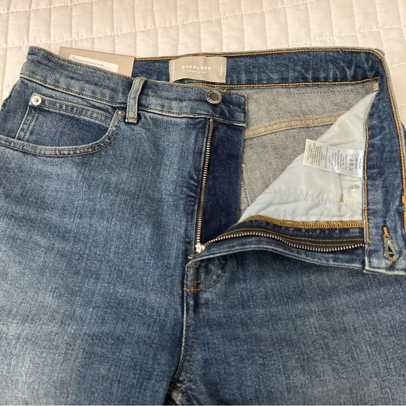 Everlane The Way High Slim Jean Medium Blue Size 28 NWT