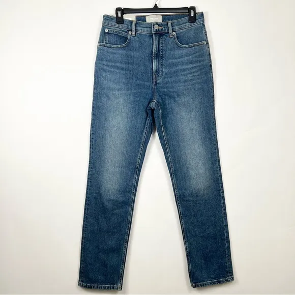 Everlane The Way High Slim Jean Medium Blue Size 28 NWT