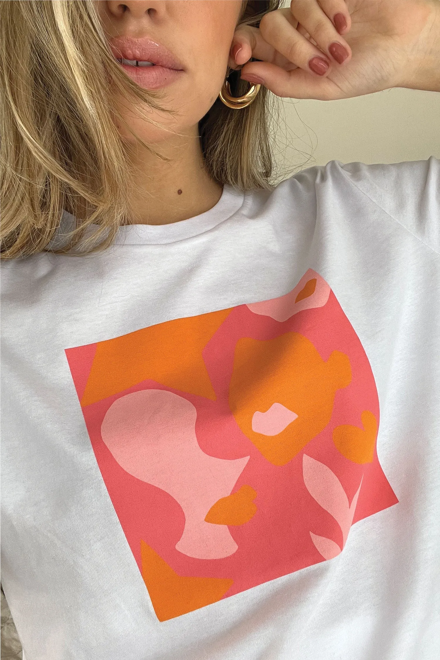 Faces Print Tee