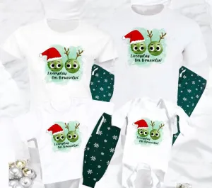 Family Matching Green Snowflake Pyjamas