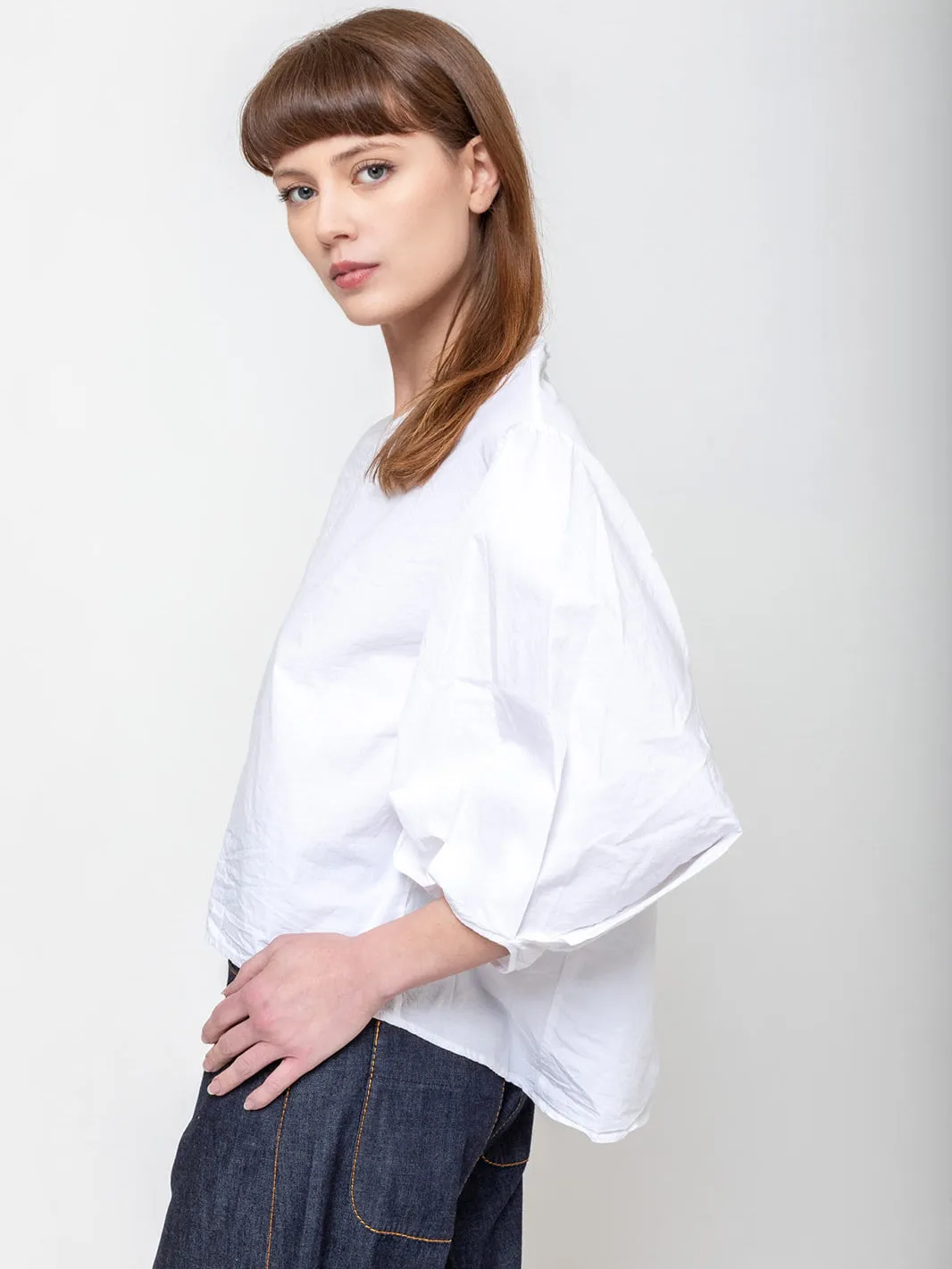 Fine Cotton Shirt - White