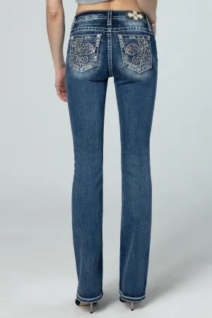 Fleur Glass Straight Jeans