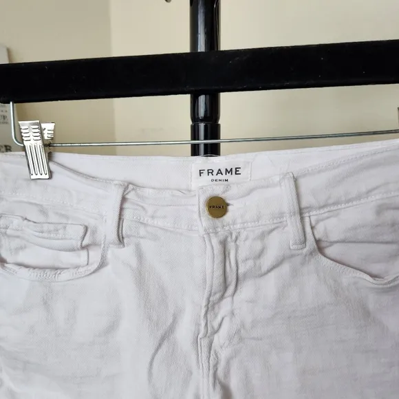 Frame Le Cutoff Rolled Hem Shorts