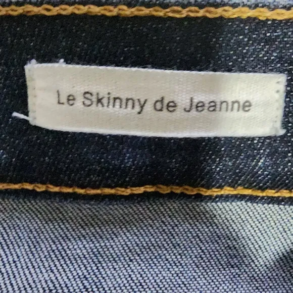 FRAME Le Skinny De Jeanne Jeans - Distressed Dark Wash - 30 (10)