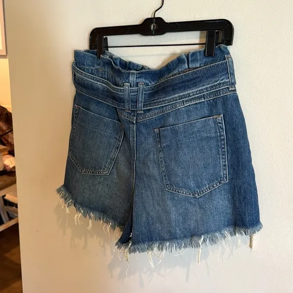 Free People See You Sometime Cutoff Denim Shorts Size large