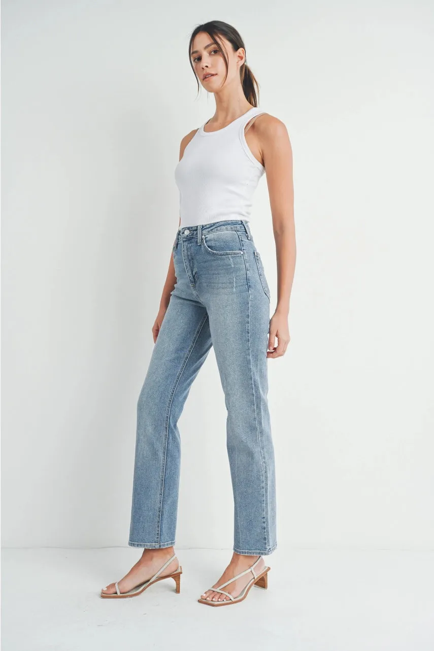 Full Length Straight Jeans