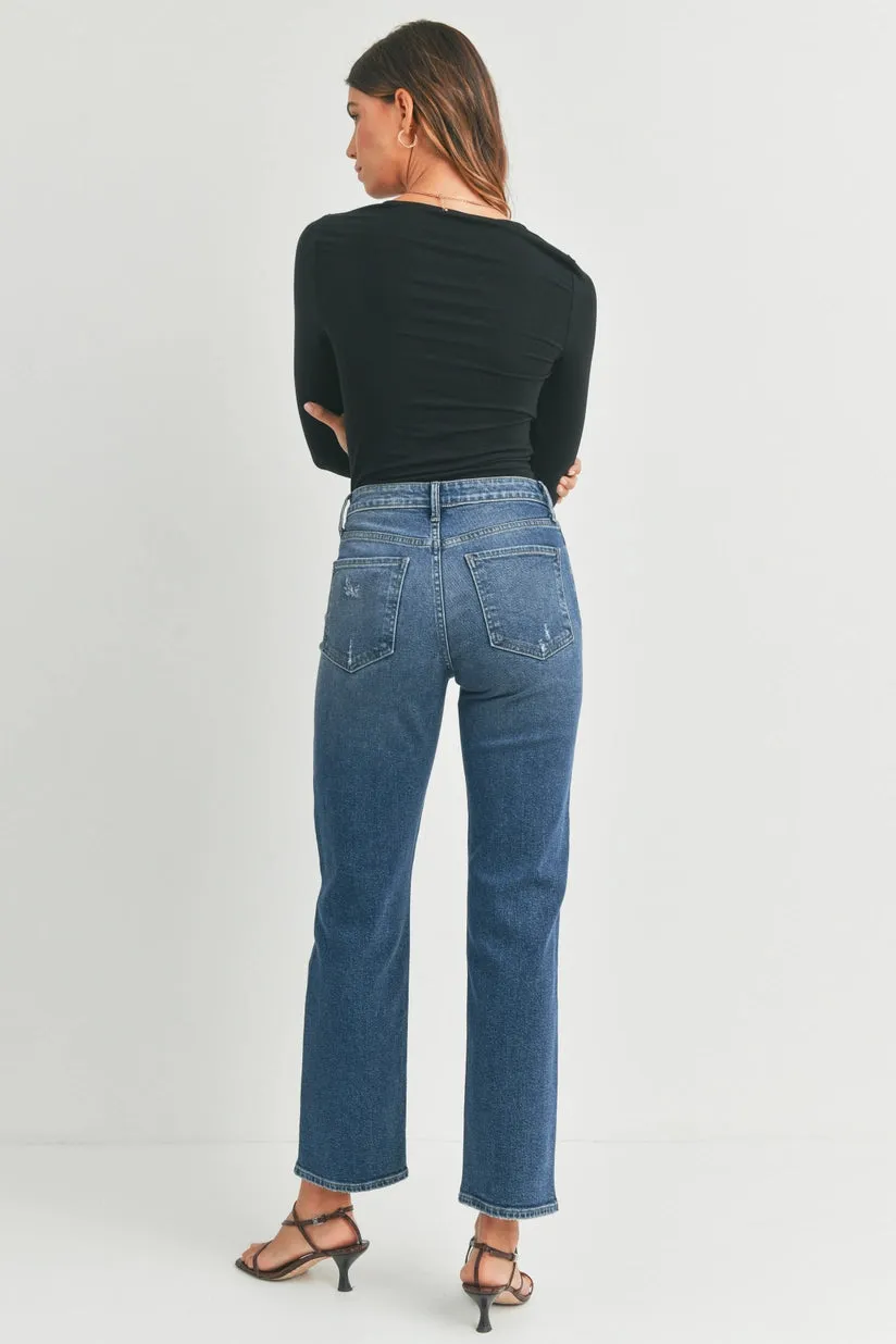 Full Length Straight Jeans