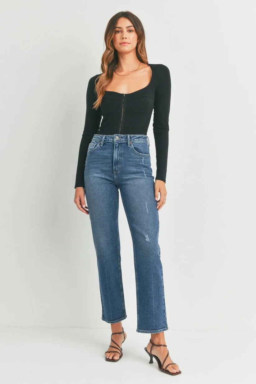 Full Length Straight Jeans