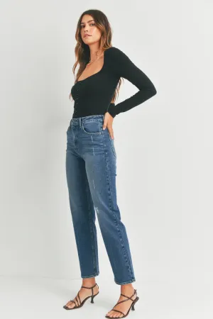 Full Length Straight Jeans