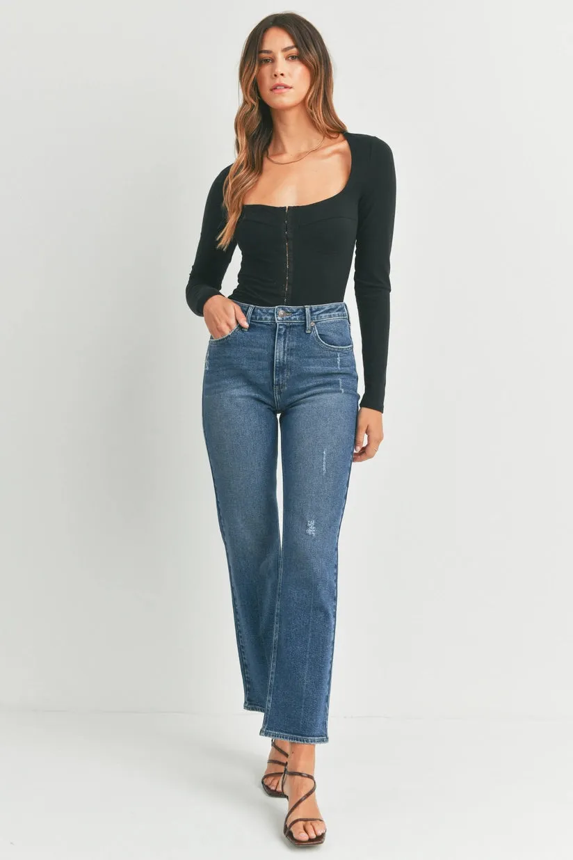 Full Length Straight Jeans