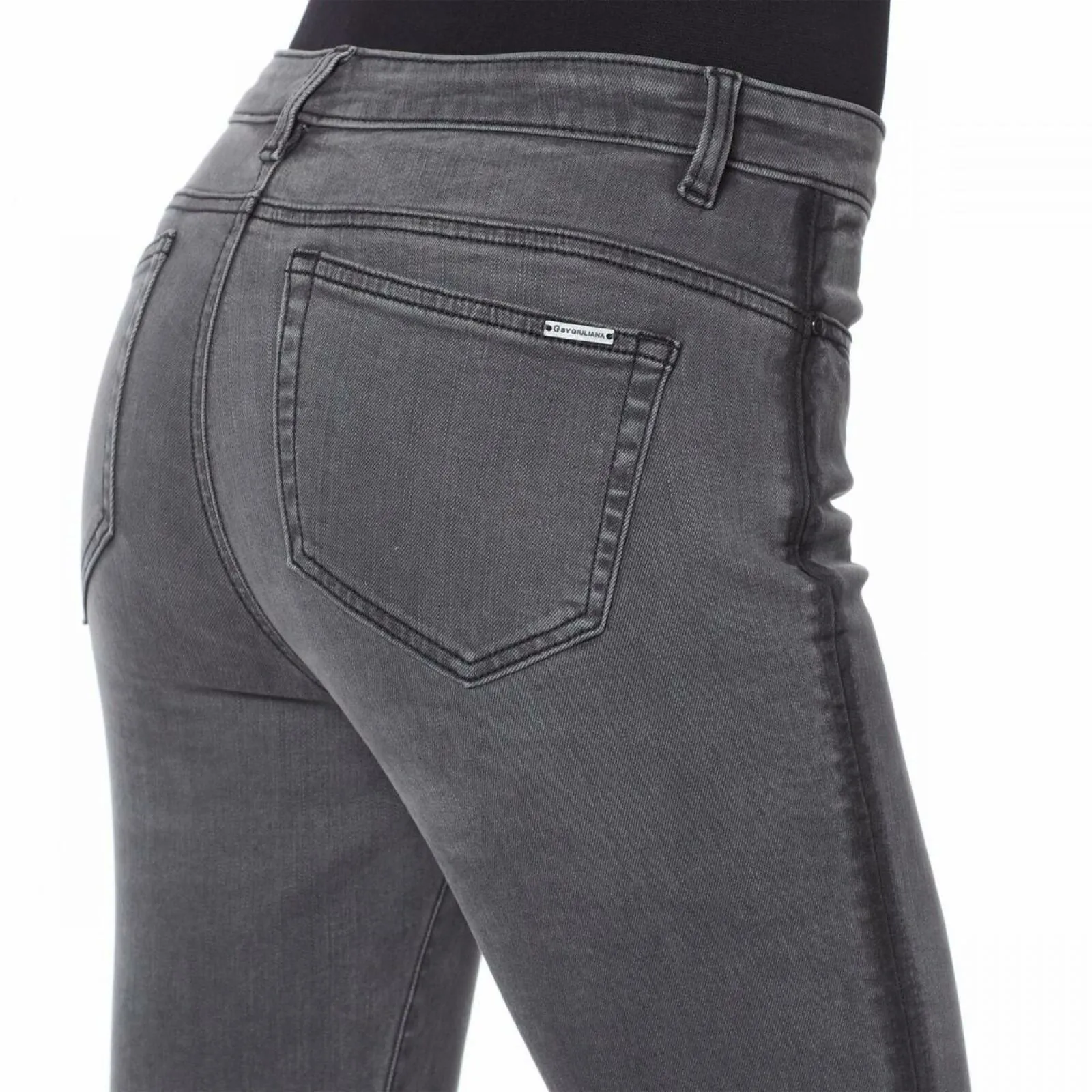 G by Giuliana Women's G-Sculpt Side Stripe Slit Ankle Jeans